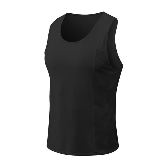 Gym Tank Tops For Men Qiggri Men Fitness Sleeveless Dry Running Training Slim Pull-over Sports Round-Neck Tank Top Muscle Tank Tops For Men