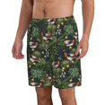 thumbnail image 2 of Goofa Mallard Ducks And Water Printed Mens Swim Trunks Summer Quick Dry Short Beach Swimwear Bathing Suits-, 2 of 9