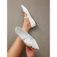thumbnail image 6 of Patent Pointed Toe Mary Jane Flats for Women, 6 of 8