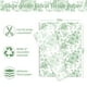 thumbnail image 2 of Papel de seda AnyDesign con estampado floral verde salvia, 14 x 20 pulgadas, 60 hojas, 2 of 7