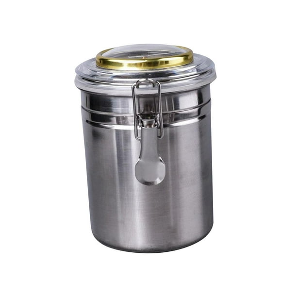 Contenedor de almacenamiento de alimentos con higrómetro Frascos de almacenamiento de tarros de alimentos para frijoles de azúcar 147 mm