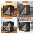 thumbnail image 3 of Outdoor Log Rack Cover 600d Heavy Duty Waterproof Weatherproof Firewood Cover With Openable Front Flap,122*61*107cm, 3 of 5