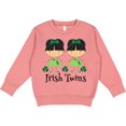 thumbnail image 2 of Inktastic Irish Twins St Patricks Girls Toddler Sweatshirt, 2 of 4