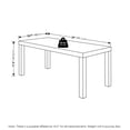 thumbnail image 3 of Furinno CLASSIC Simple Coffee Table for Living Room in Amber Pine, 3 of 6