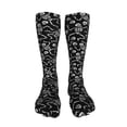 thumbnail image 5 of Kdxio Skeletons Dancing Funny Silky Novelty Funky Long Knee High Socks Soft 3D Print Cosplay Crazy Stockings for Men Women, 5 of 8
