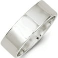 thumbnail image 3 of Sterling Silver 7mm Flat Band (Size 5.5) Made In United States qwfb070-5.5, 3 of 6
