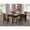 Faux leather, variant on East West Furniture LYCA5-CAP-W 5 Piece Dining Room Set For 4-Dining Room Table With Leaf and 4 Dining Room Chairs