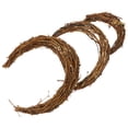 thumbnail image 3 of NUOLUX Rattan Wreath Moon Wreath Form For Party 2Pcs 7.86X6.29X1.18In, 3 of 6