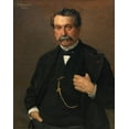 thumbnail image 2 of Bonnat, Leon 26x32 White Modern Wood Framed Museum Art Print Titled - Portrait of a Man, 2 of 4