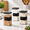 Black-67 oz, Set of 3, variant on Glstorjars With Lid Canisters Airtight Lidsr For Spice Cookie Candy Tea Coffee Bean And Rice (black 67 Oz Set Of 3)