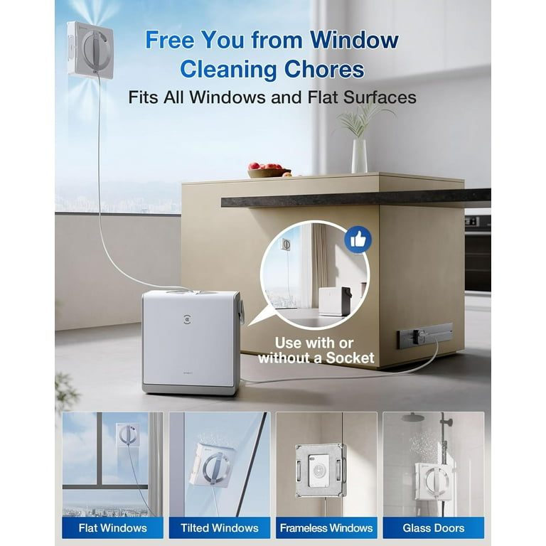 掃除機・クリーナー ECOVACS WINBOT W2 ECOVACS（エコバックス） 窓拭きロボットクリーナー WINBOT W2 OMNI