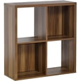 thumbnail image 1 of Librero Organizador FRATELLO MUEBLES Estante de 4 Cubos Color Nogal, 1 of 8