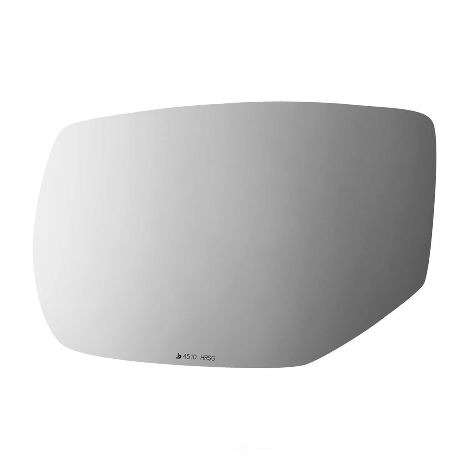 Burco Side View Mirror Replacement Glass with Motor Mount Plate - Clear Glass - 4510HRSG