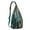 Blue-green-4, variant on Abstract Geometric Sling Backpack - Modern Artistic Pattern Crossbody Bag, Lightweight Fashion Pack for Urban Commute