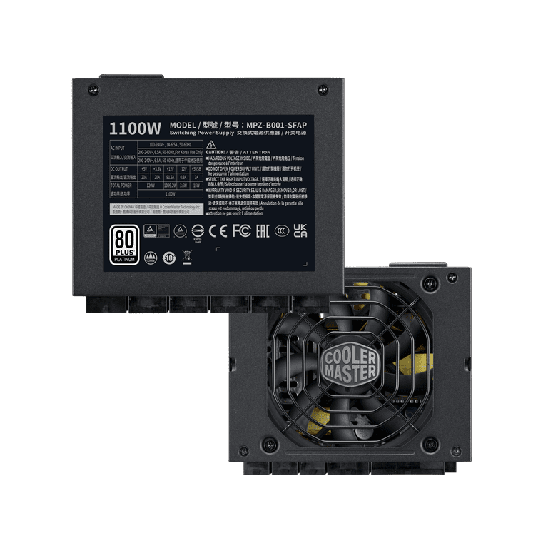 Cooler Master V1100 SFX Platinum 1100W, 80+ Platinum, Fully