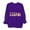 Purple, variant on Maplenight Christmas Sweatshirt for Women Cute Dog Graphic Crewneck Long Sleeve Shirt Pullover Holiday Tops