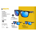 thumbnail image 2 of Bobster HD Revo Lens Unisex Matte Gray Tortoise Route Sunglasses with Light Blue Lens, 2 of 7