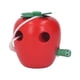thumbnail image 5 of Juguete de roscado de madera, juguetes educativos de aprendizaje seguro para comer manzana, juguete para niños y niñas, 5 of 9