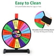 thumbnail image 4 of WinSpin 12" Editable Color Prize Wheel Tabletop 14 Slots Tradeshow Events, 4 of 10