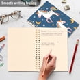 thumbnail image 5 of Unicorns Moons and Stars Ring Binder Notebook Journey Note Diary College Ruled Spiral Notebook Study Loose Leaf Paper A5 60 Pages, 5 of 8