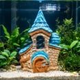 thumbnail image 6 of European Castle Aquarium Ornament, Resin Fairy Tale Decor for Fish Tank, Medieval Ruins Statue for Underwater Landscaping, 6 of 7