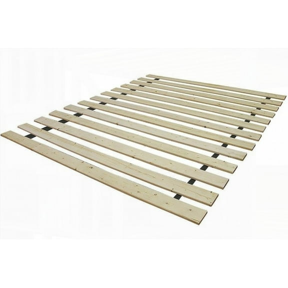 Twin Size Solid Wood Platform Bed Slats, No Box Spring Needed, Natural Finish, for Bedroom