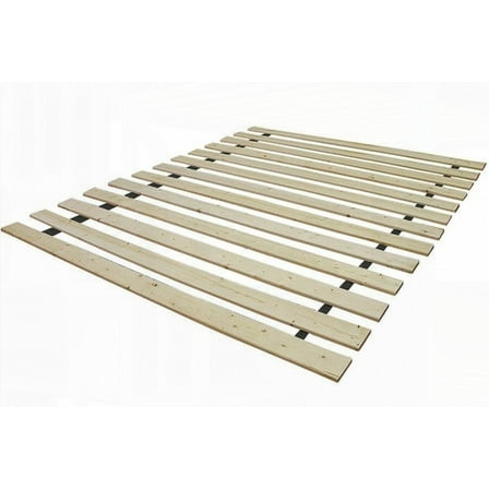 Twin Size Solid Wood Platform Bed Slats, No Box Spring Needed, Natural Finish, for Bedroom