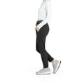 thumbnail image 3 of Grey's Anatomy Womens GNP553 Jogger Scrub Pant-Black/Shadow Shade-Medium, 3 of 4