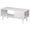 White, variant on WoofPaw Wooden Retro Coffee Table With Open Storage Shelf Large Tabletop Slanted Feet Multifunctional Cocktail Table Or An Accent Table In Your Living Room Entertainment Room Home Office,White