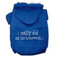 thumbnail image 1 of I Really Did Eat The Homework Screen Print Pet Hoodies Blue Size Xxxl(20), 1 of 1