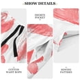 thumbnail image 4 of joogoo Mens Swim Trunks Red Hearts Beach Shorts Drawstring Elastic Waist Swimwear Bathing Suits L, 4 of 6