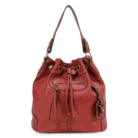 Scarleton - Scarleton Large Drawstring Handbag H1078 - Walmart.com
