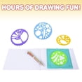 thumbnail image 3 of ArtCreativity Spiral Drawing Art Set for Kids - 7 Piece Kit - Includes 6-in-1 Color Pen, Drawing Templates and Sketching Pad - Unique Arts and Craft Supplies - Great Gift for Boys and Girls, 3 of 6