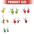 thumbnail image 3 of Osdhezcn Detailed Mini Keychain Ornament Tropical Fruit Designs Portable Bag Decoration, 3 of 7