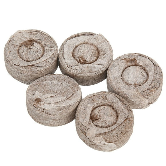 LYUMO 20Pcs 30mm Seedling Block Jiffy Peat Pellets Starting Plugs Seeds Starter Pallet Seedling Soil Block Garden Planting Accessory