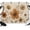Beige, Brown, Bronze, variant on 7x5ft Photo Backdrop, Brown Rustic Flower Soft Polyester Backdrop Curtains Photography Backdrops, Watercolor Floral Leaves Retro Botanical Brushed Background for Photoshoots Studio Video Portrait