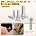 thumbnail image 5 of Uxcell Socket Head Cap Screws Kit (M3x4/5/6/8/10/12/14/16/18/20/25/30mm) 1110Pcs, 5 of 7