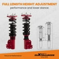 thumbnail image 3 of Maxpeedingrods Coilovers Shock Kit For Honda Civic MK8 8th Gen. 06-11 Adj Damper Front & Rear Fits select: 2006-2009 HONDA CIVIC LX, 2010-2011 HONDA CIVIC VP, 3 of 8