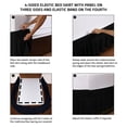 thumbnail image 3 of Skirt Utopia Bedbed Elastic Queen con cierre de microfibra de 40 cm, 3 of 6