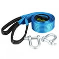 thumbnail image 3 of Thickening Trailer Rope Towing Cable U-Shape Fluorescent Reflective Strip Carbon Steel Hooks High Strength, 3 of 8