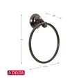 thumbnail image 5 of Delta Linden: Towel Ring , 79446-RB Venetian Bronze, 5 of 6