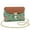 Horse Print Green Brown, variant on Hippie Flower Print Orange Violet Small Purse Bag for Women, Trendy Lightweight Crossbody Bag, Cell Phone Wallet Bag with PU Leather, Women Small Crossbody Handbags