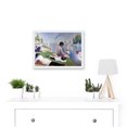 thumbnail image 2 of Georges Seurat Bathers At Asnieres Painting Artwork Framed Wall Art Print A4, 2 of 4