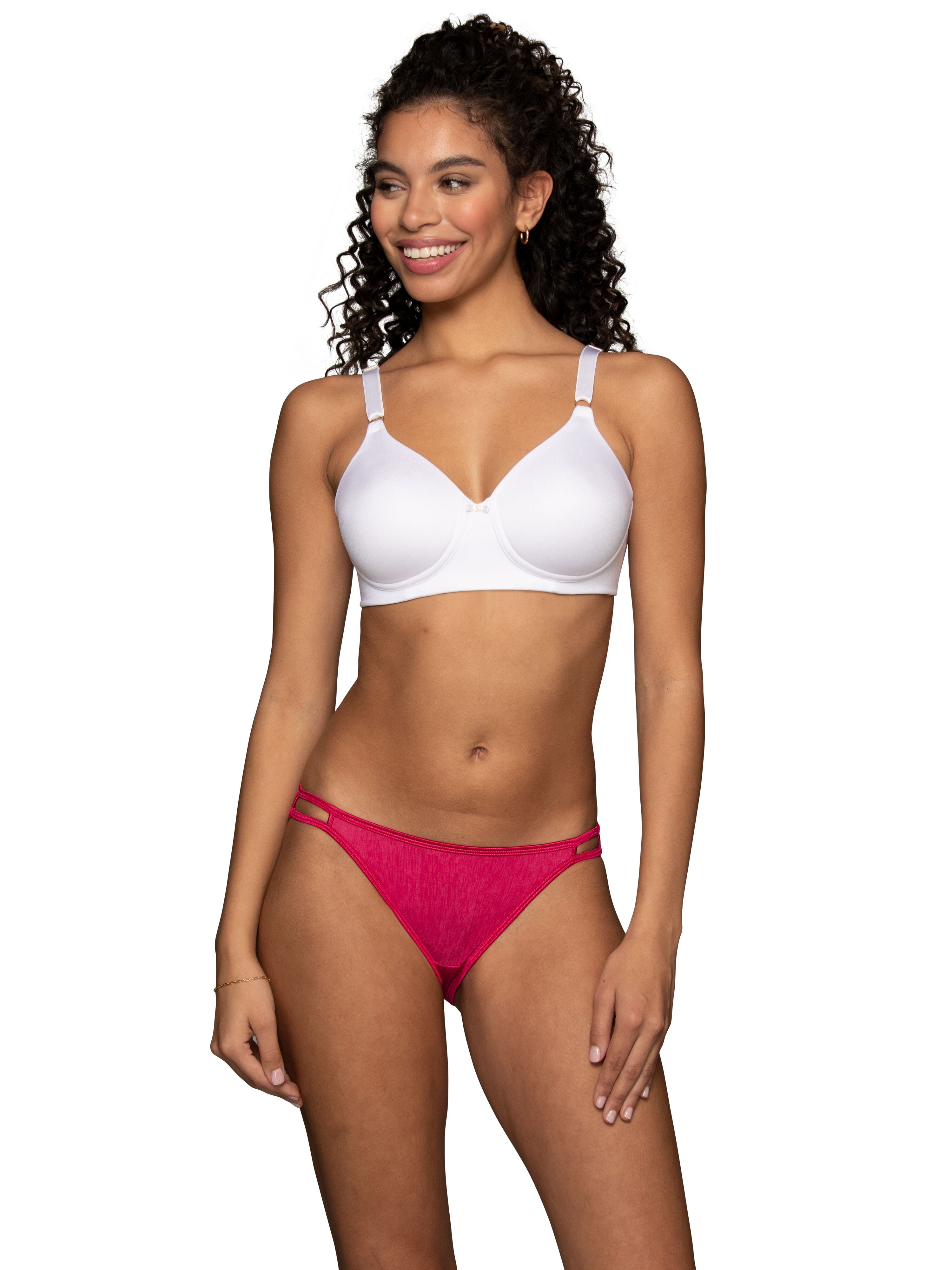 Vanity Fair Lingerie Women's Beauty Back Full Coverage Smoothing Wireless Bra, Style 72345