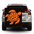 thumbnail image 2 of Sea Turtle Vinyl Transfer Decal Sticker for Laptop/Car/Truck/Window/Bumper (Matte Orange, 3in [3-Pack]), 2 of 4