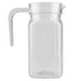thumbnail image 1 of Boaby bouteille de jus acrylique bouteille de jus transparente rayée eau glacée cruche de jus froid avec couvercle pour la maison de bar(500ML), 1 of 8