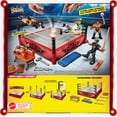 thumbnail image 3 of WWE Action Figure Playset Knuckle Crunchers Rebound Ring with Accessories and Flex Mat Technology, 3 of 7