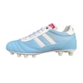 thumbnail image 1 of Tacos de Fútbol Profesional Copa Mundial Piel Natural Color Celeste y Blanco – Suela FG para Césped Natural, 1 of 4