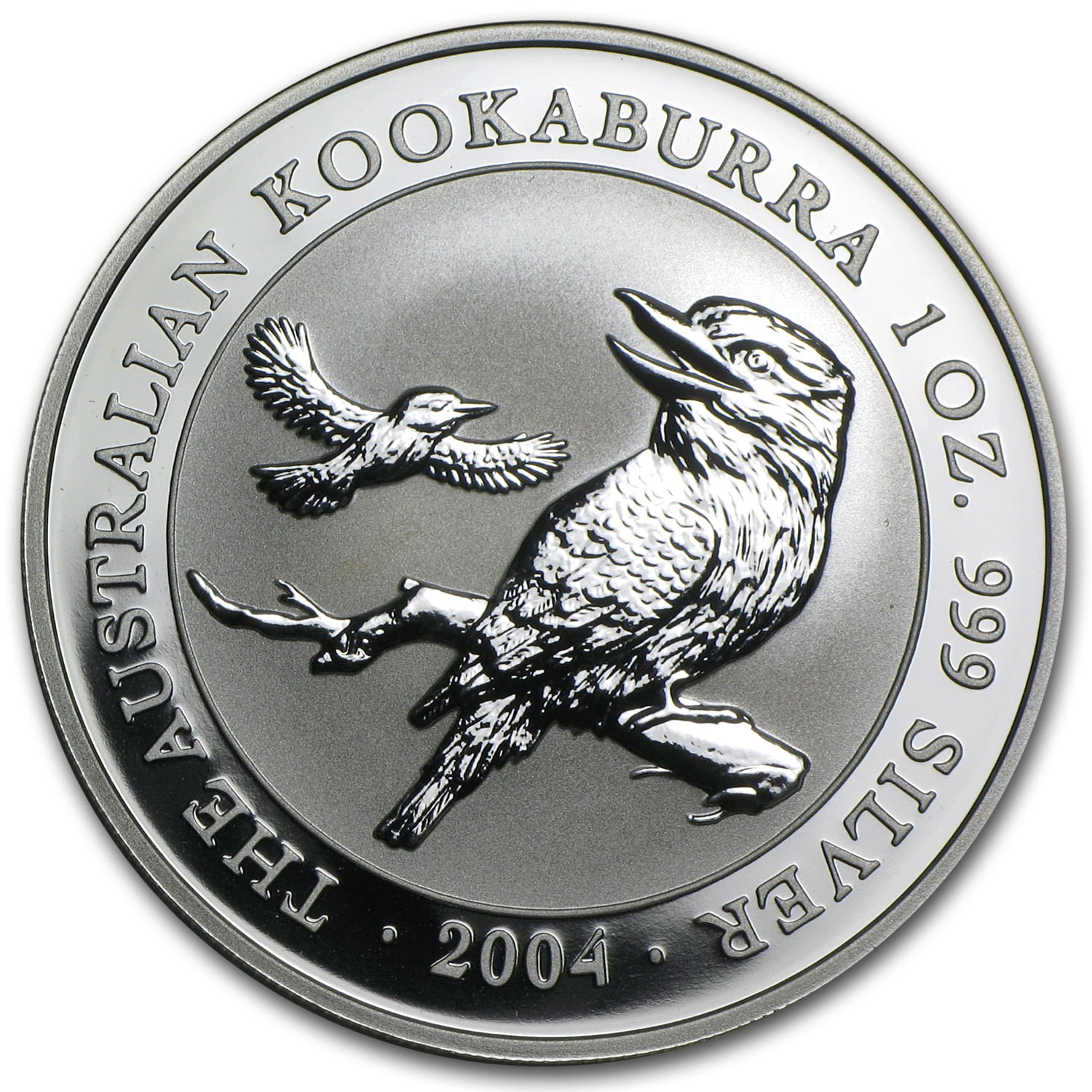 2004 Australia Kookaburra 1 oz BU direct from Perth Mint roll Silver Coin