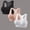 Blue+Pink+White, variant on Wovilon 3 Pack Women's Front Zip Sports Bra Wireless Racerback with Mesh Back Supportive Padded Activewear Gym Yoga Workout Bras for Women